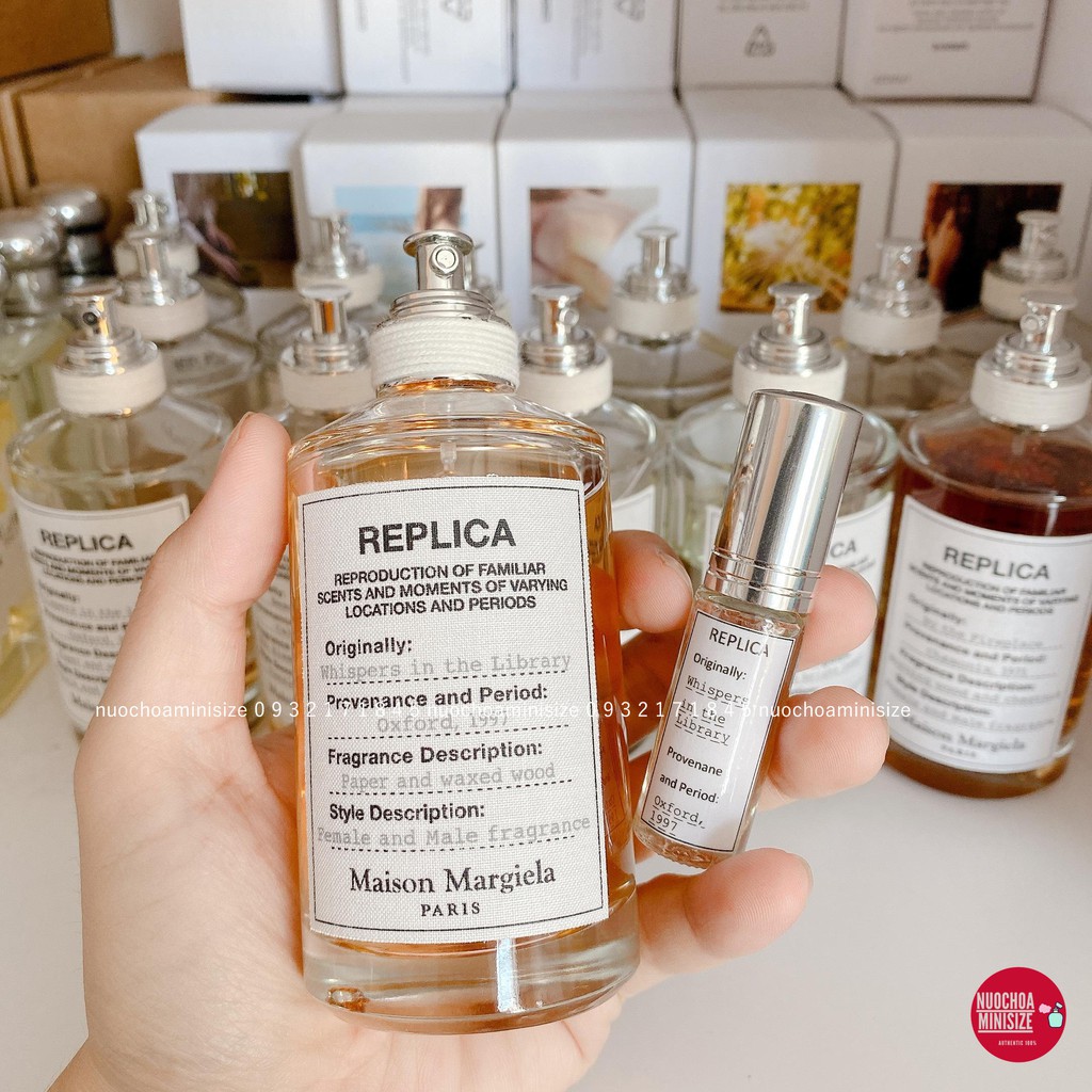 Nước hoa Maison Margiela Replica Tea Escape - Coffee Break - Lazy Sunday - Whispers in the Library - Jazz Club Minisize | BigBuy360 - bigbuy360.vn