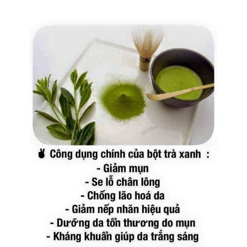 BỘT TRÀ XANH NGUYÊN CHẤT 100G