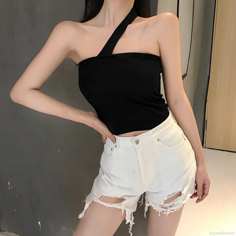 [Baywellfashion]Sexy Slim Strapless Shoulder All-match Camisole Tube Top | BigBuy360 - bigbuy360.vn