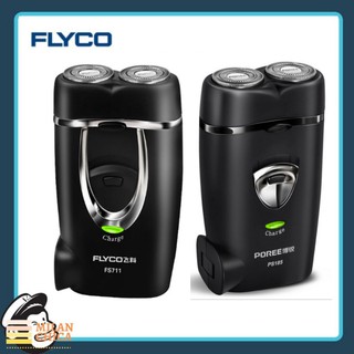 Máy cạo râu tóc nam fs711 flyco 2 lưỡi dao tỉa cắt thông minh - bh 24 tháng livan sport