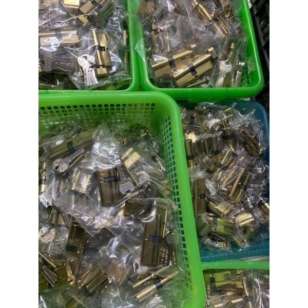 Lõi khóa tay gạt bằng đồng 100%, hàng chuẩn Japan dành cho cửa gỗ, cửa nhựa ( Lõi 70mmX32mm )