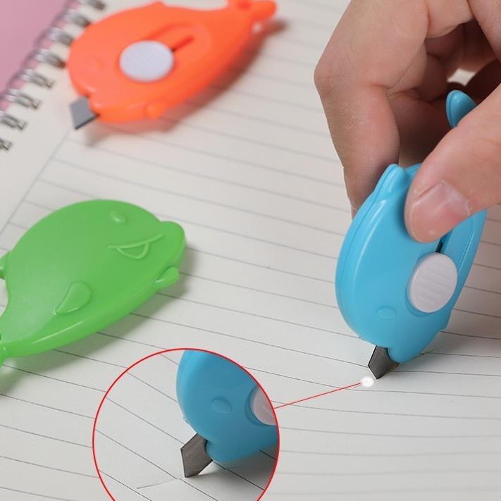 Dao Rọc Giấy mini cute, Cắt giấy văn phòng, Dụng cụ học sinh siêu tiện dụng