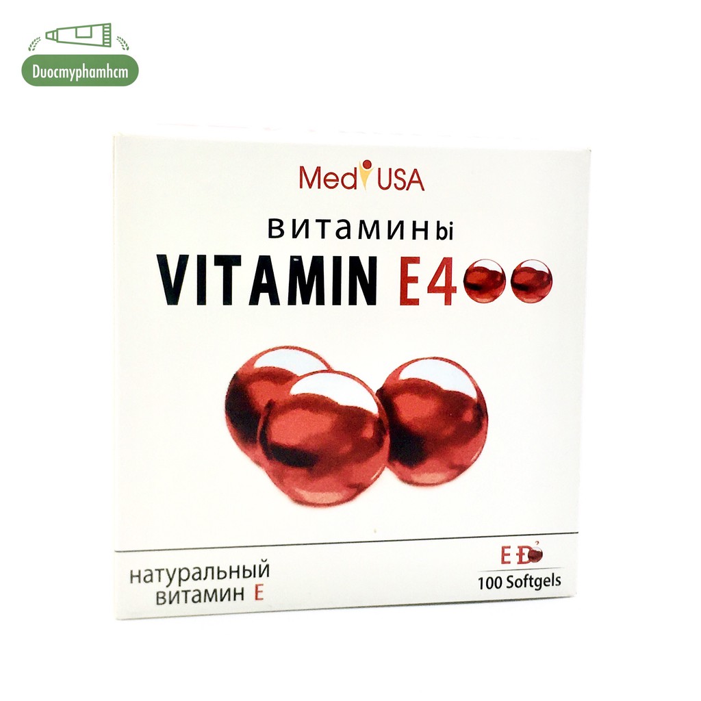 Viên uống vitamin e 400 đỏ nga, ngăn ngừa lão hóa da, mờ thâm nám - ảnh sản phẩm 3