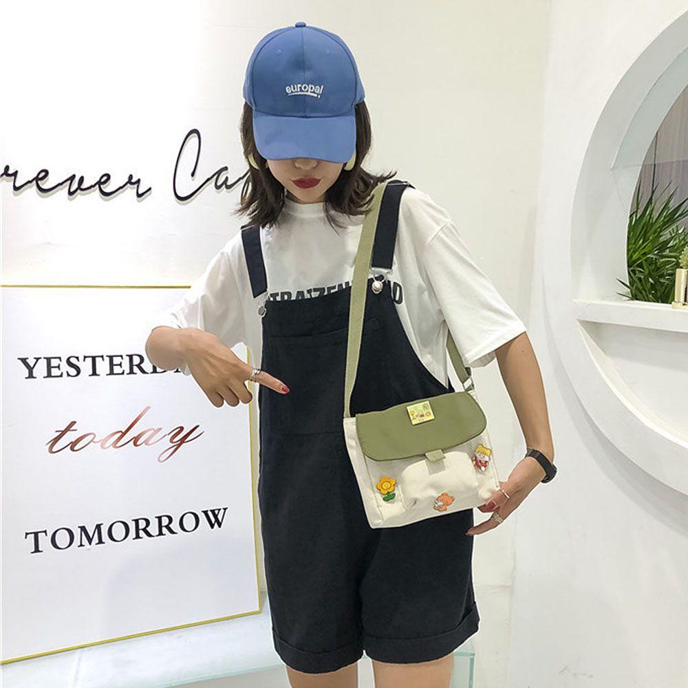 UUMIR Túi Đeo Chéo Vải Bố Phong Cách Nhật Bản
