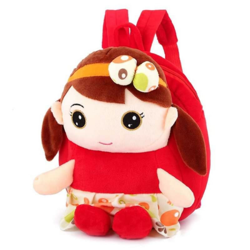 Balo 3d thú bông mini ,balo chất nhung mịn cho bé gái dễ thương đi học mẫu giáo _balo cho bé