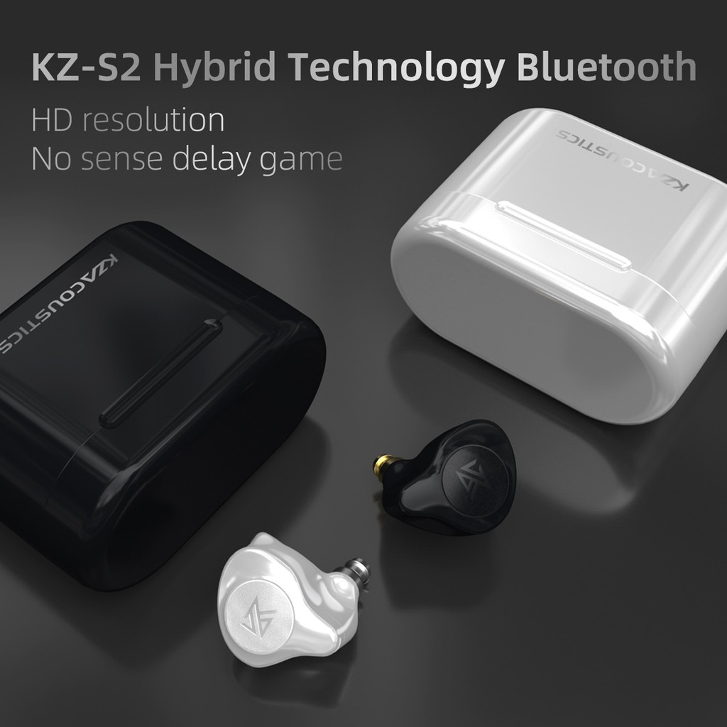 Tai Nghe Nhét Tai Kz S2 Tws Kết Nối Bluetooth V5.0