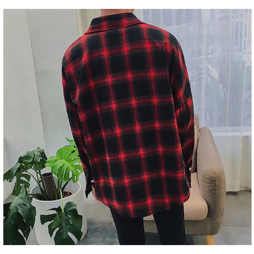 [Mã FAMAYMA2 giảm 10K đơn 50K] Sơ mi nam dài tay kẻ ô to, chất thô mềm mát, hàng nhập Quảng Châu | BigBuy360 - bigbuy360.vn