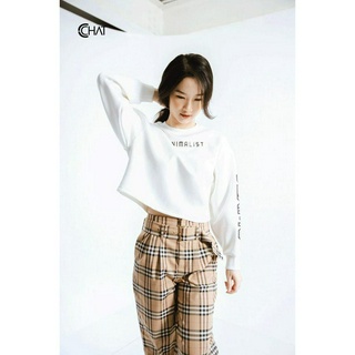 Quần baggy cạp cao 2 ly C654 CCHAT