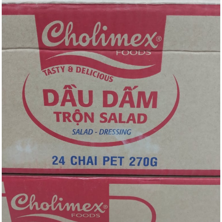 Cholimex- Dầu dấm trộn salad Cholimex ăn là nghiền chai 270g date T12/2022