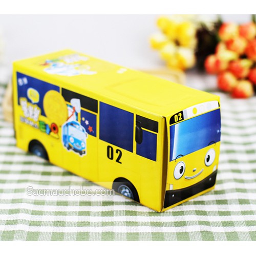 Bánh quy hình xe Bus Haitai hộp 140gr