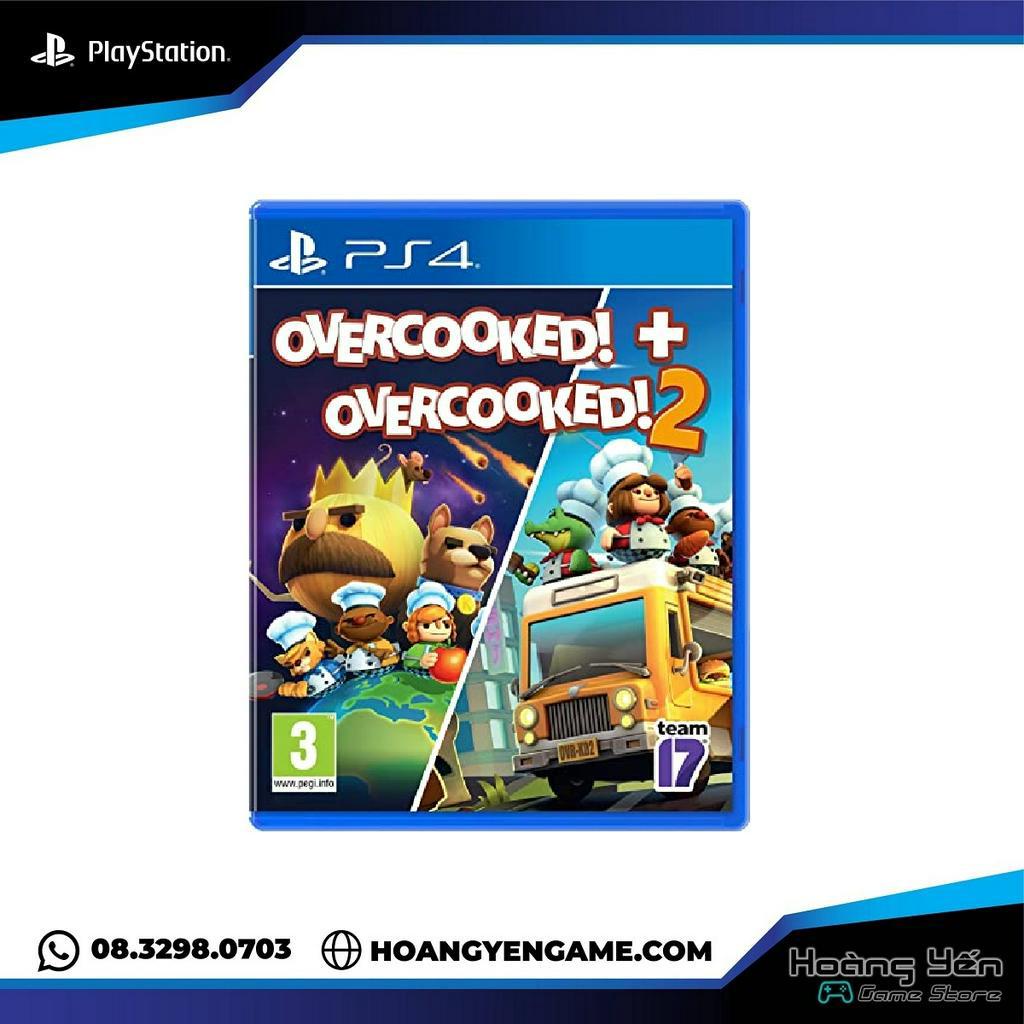 Đĩa game ps4 Overcooked 1 + 2