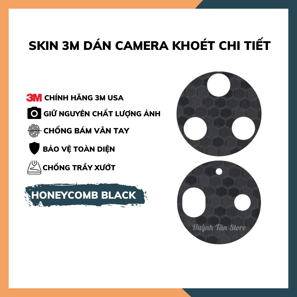 Miếng dán camera huawei p50 pro skin 3m chính hãng từ USA chống trầy xướt mua 1 tặng 1 phụ kiện huỳnh tân store