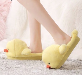 (Video thật) Dép bông gà con 🐥