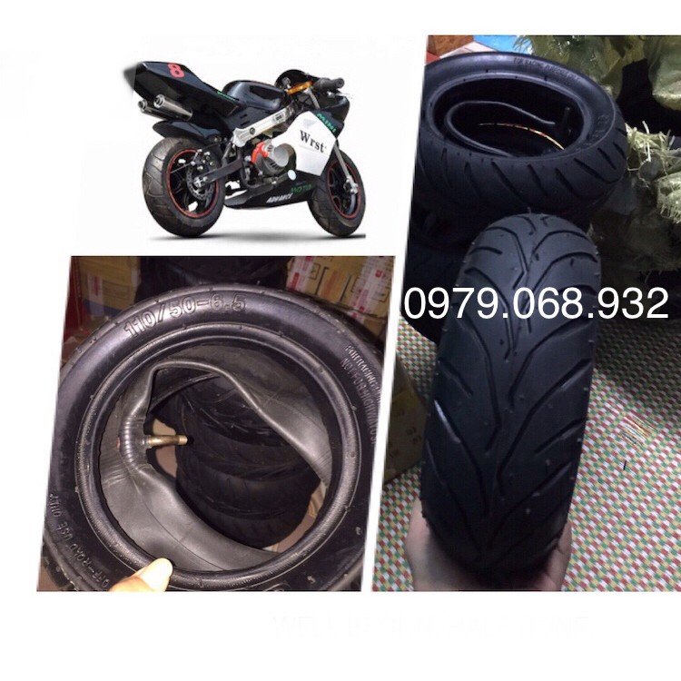 Săm, Lốp 110/50-6.5 🚛 [Freeship] 🚛 Săm Lốp Xe Moto Mini 110/50-6.5 Hàng Tốt