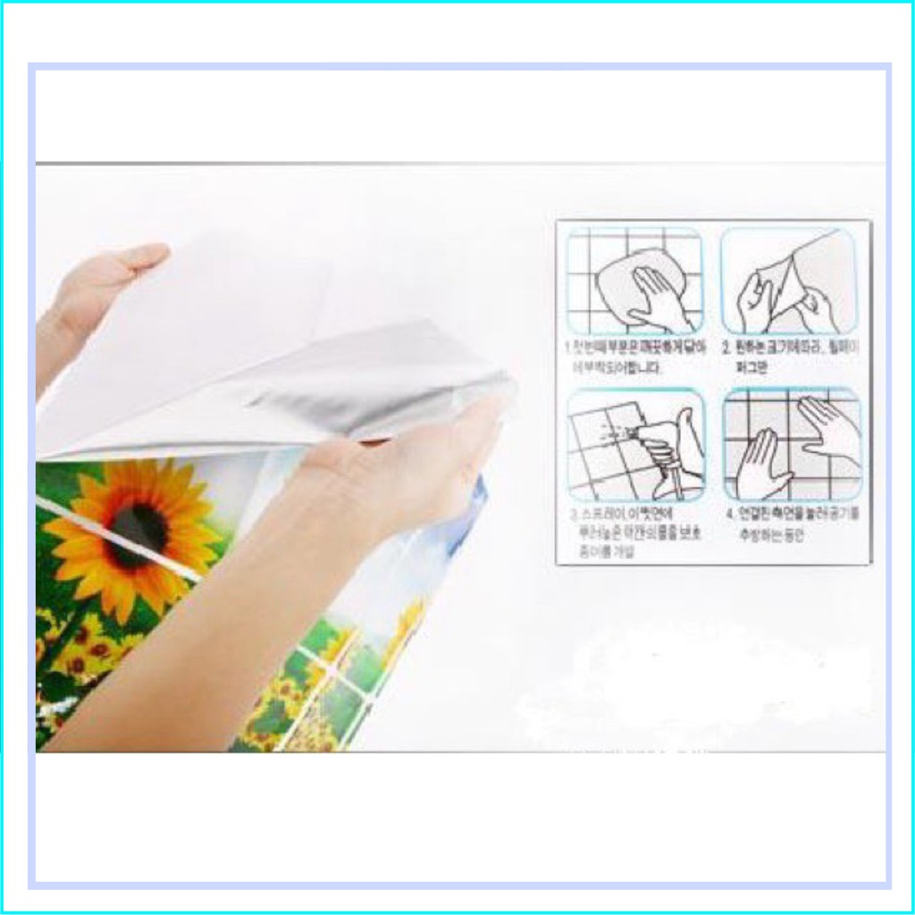 Giấy dán nhà bếp chịu nhiệt cỡ lớn Giá Tốt