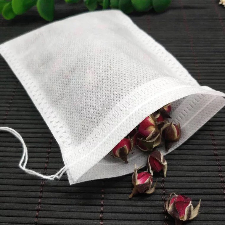 Túi lọc trà / túi vải không dệt có dây rút đầy đủ size ( bán lẻ)