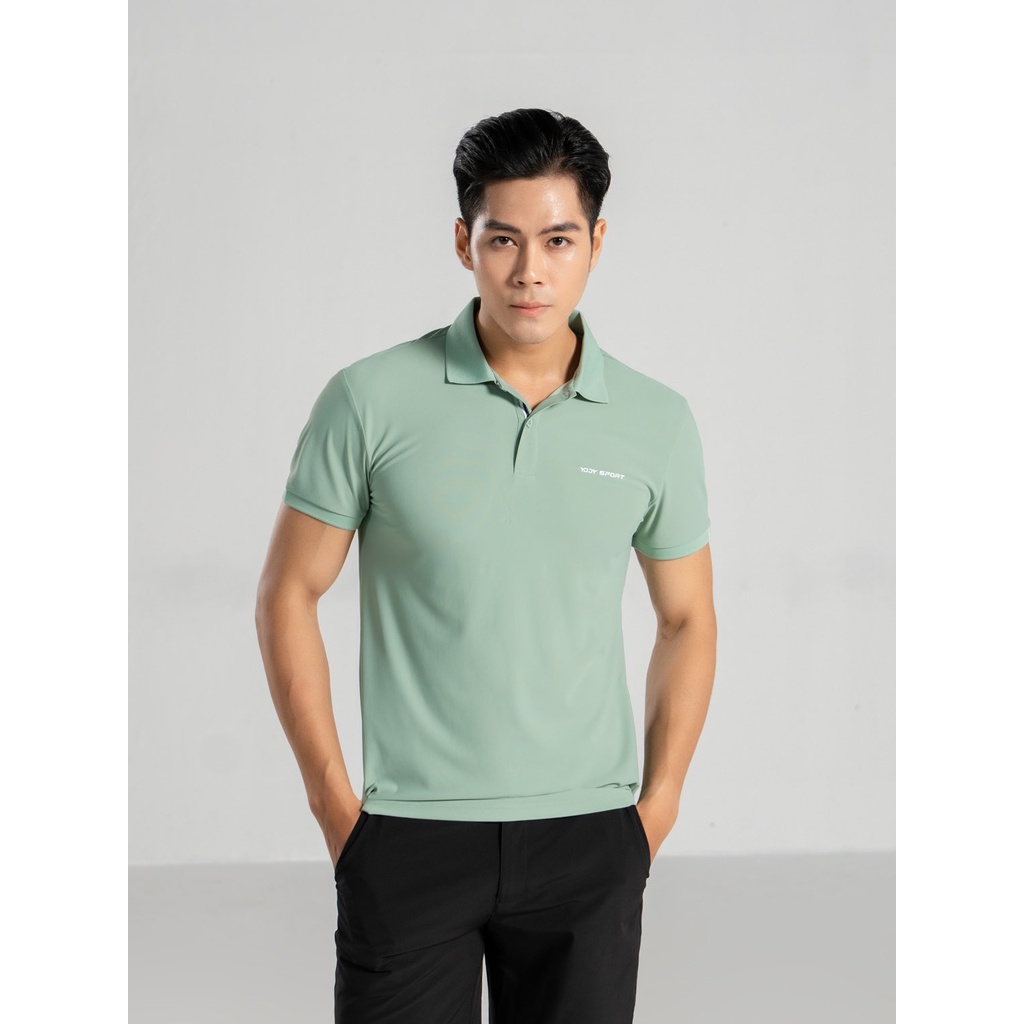 Áo Polo Thể Thao Nam Airycool Phối Nẹp Thương Hiệu YODY Thoải Mái Vận Động - SAM5039
