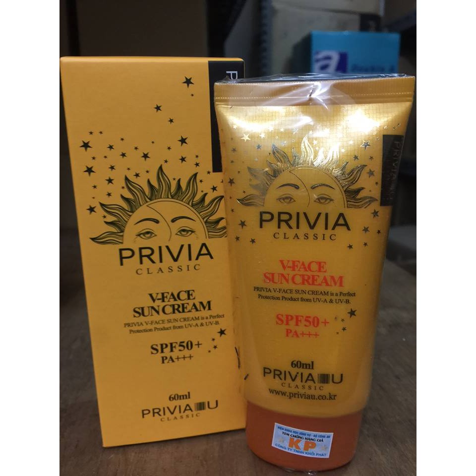 KEM CHỐNG NẮNG PRIVIA CLASSIC ( MỚI ) ( Không trôi, SPF 50+ PA +++ )