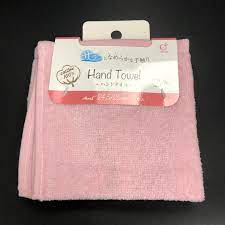 Set 2 khăn mặt mềm mịn cho bé 100% cotton (màu hồng) NỘI ĐỊA NHẬT BẢN