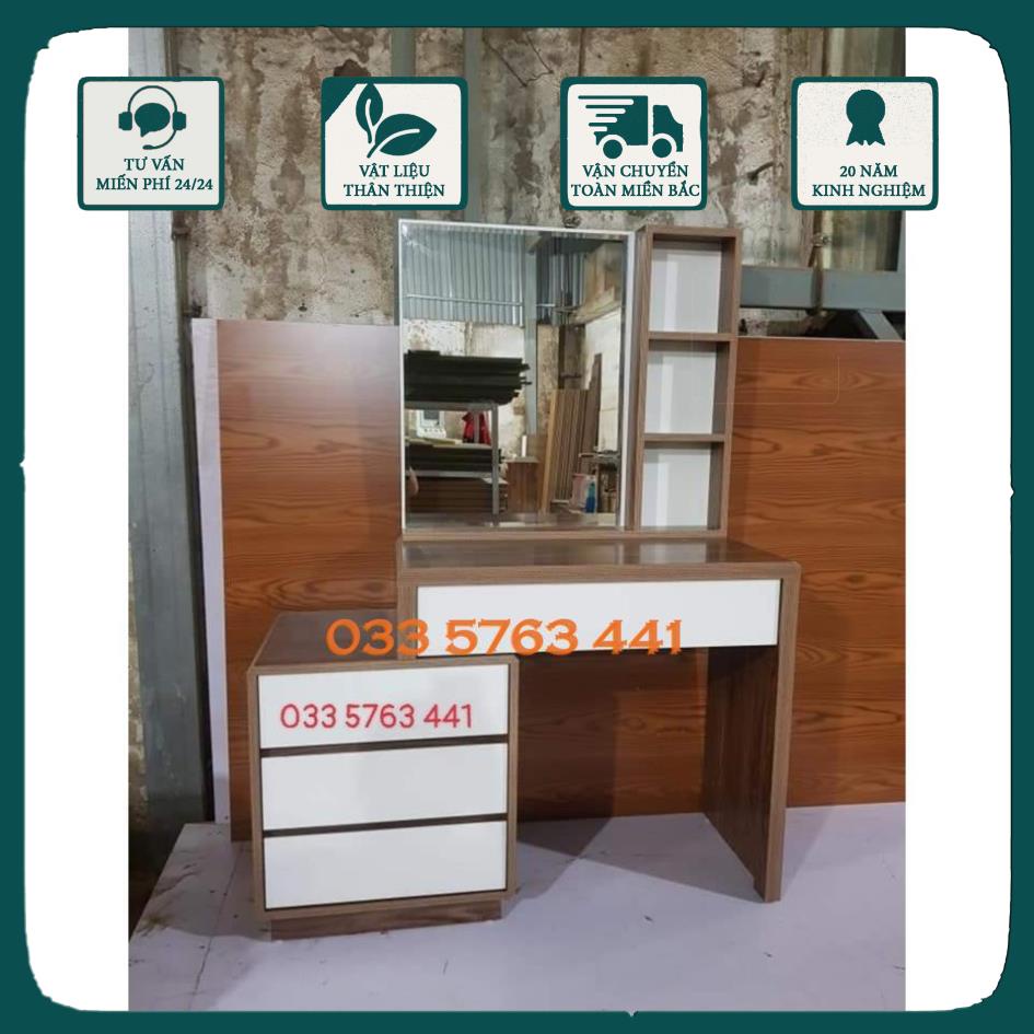 GIÁ GỐC - Bàn trang điểm đẹp thiết kế thông minh tùy chỉnh kích thước gỗ MDF phủ melamine