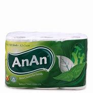 Giấy vệ sinh giấy cuộn An An lốc 10 cuộn, giấy 2 lớp