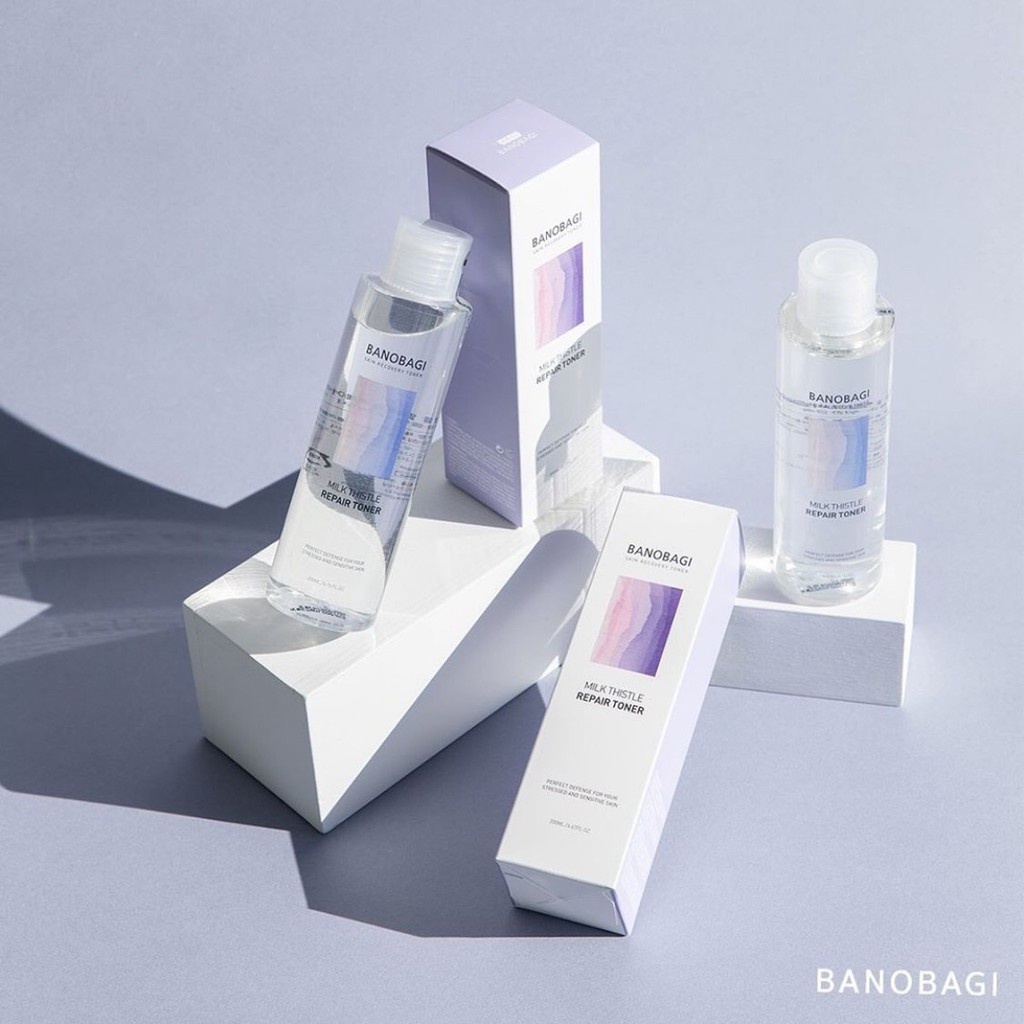 Nước Hoa Hồng Dưỡng Ẩm Làm Sáng Phục Hồi Da Banobagi Milk Thistle Repair Toner 200ml