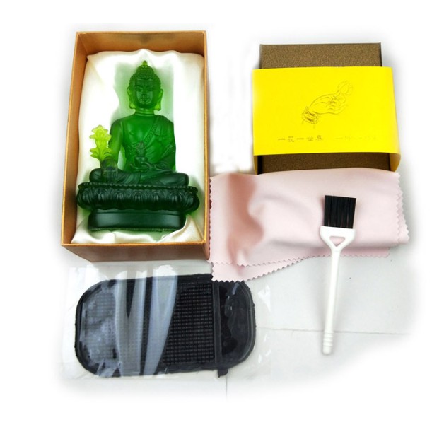 Tượng phật dược sư lưu ly xanh ngọc