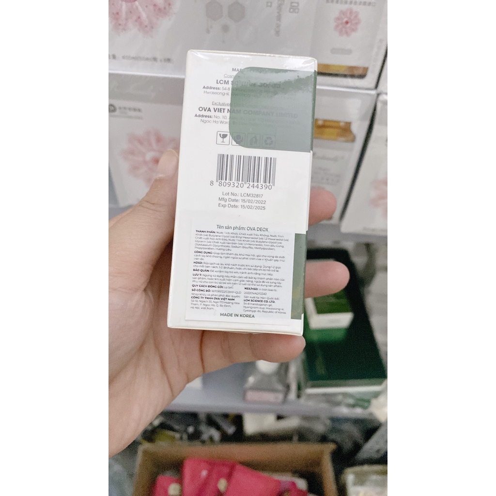 Serum giảm hôi nách Ova DeoX 5ml