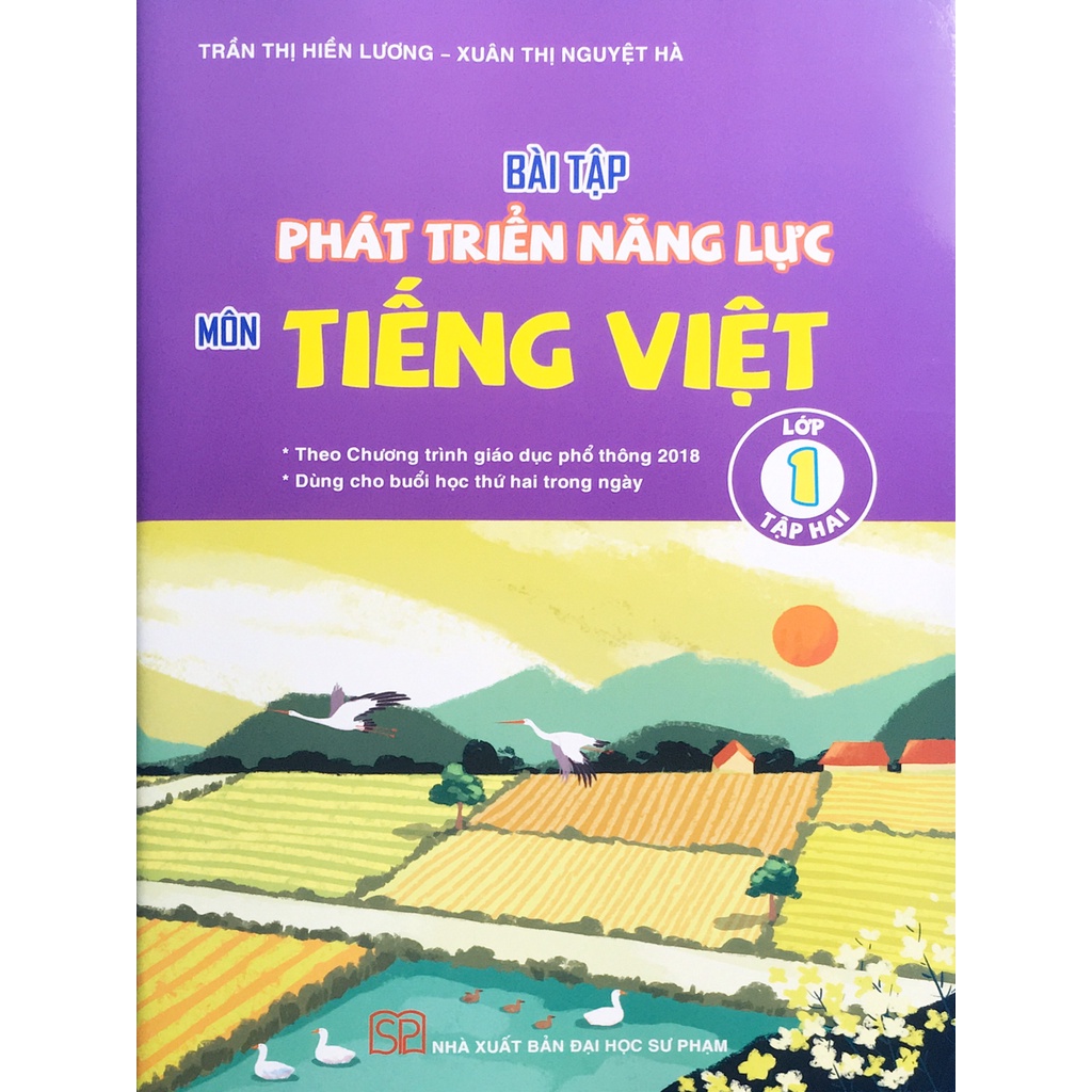 Sách - Bài tập phát triển năng lực môn tiếng việt lớp 1 - Tập 2