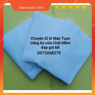 Màn chống muỗi , màn tuyn trắng trơn quây không cửa mắt nhỏ chất đẹp hàng tốt chuẩn KT OK có đủ sezi giá 65000₫