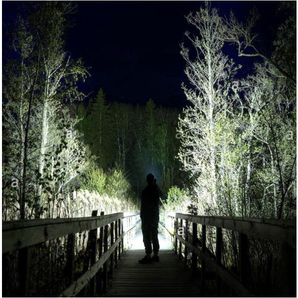 Đèn Pin Cầm Tay Chiếu Xa Siêu Sáng 4 Bóng 4 Chế Độ, Sạc USB Tiện Dụng Mang Theo Du Lịch