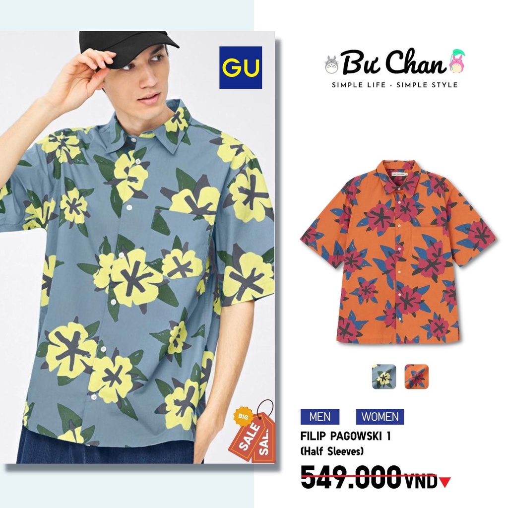 Áo Sơ Mi GU Hawaii FILIP PAGOWSKI 1 - GU Nhật - 341324