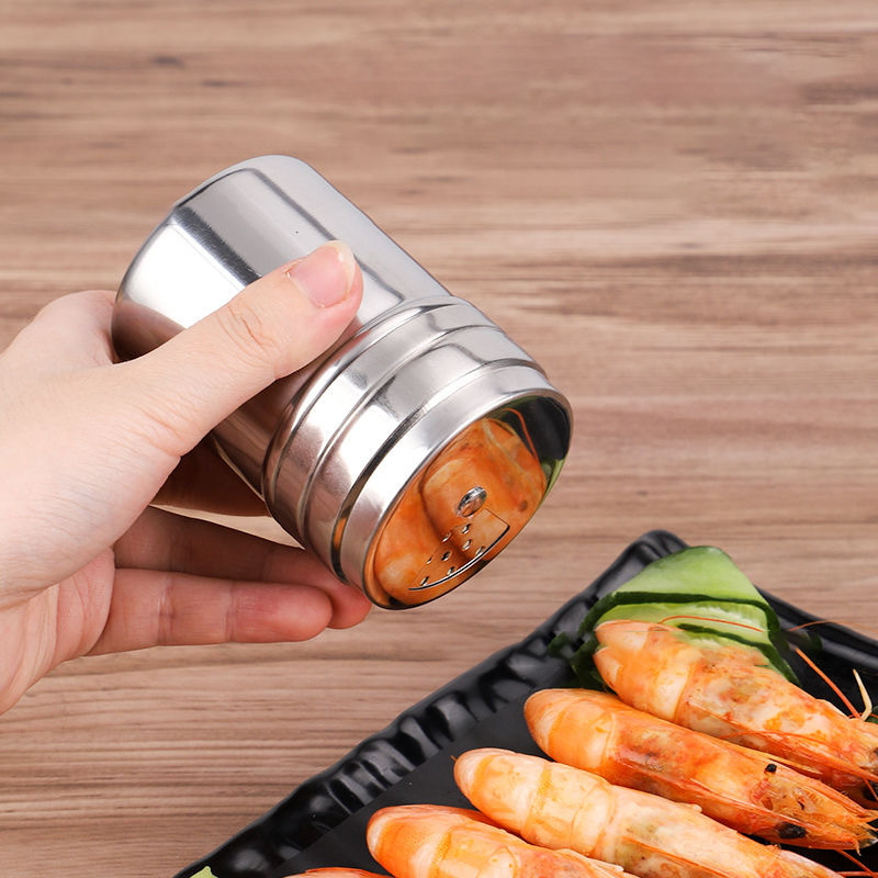 Lọ đựng gia vị bằng thép không gỉ tiện lợi dành cho nhà bếp