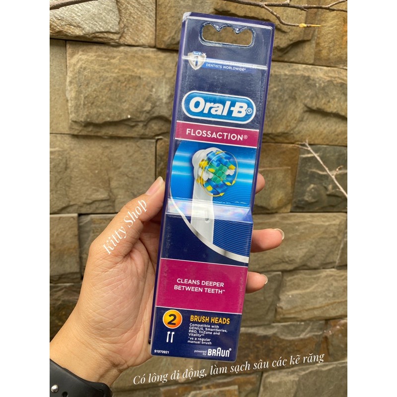 ĐẦU BÀN CHẢI ĐIỆN ORAL B SET 2 CÁI