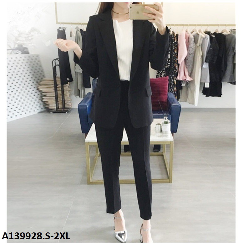 BỘ VEST NỮ DÁNG DÀI kèm ảnh thật | BigBuy360 - bigbuy360.vn