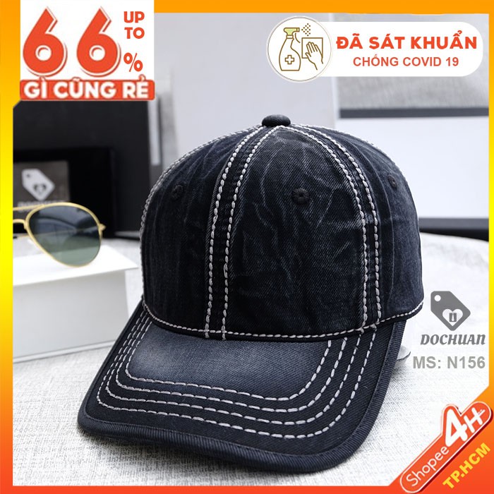 Nón kết jean trơn bụi N156. nón xuất khẩu Nhật Hàn Âu Mỹ phong cách thời trang cá tính bụi bặm dành cho Nam