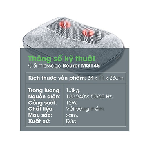 Gối Massage Beurer MG145