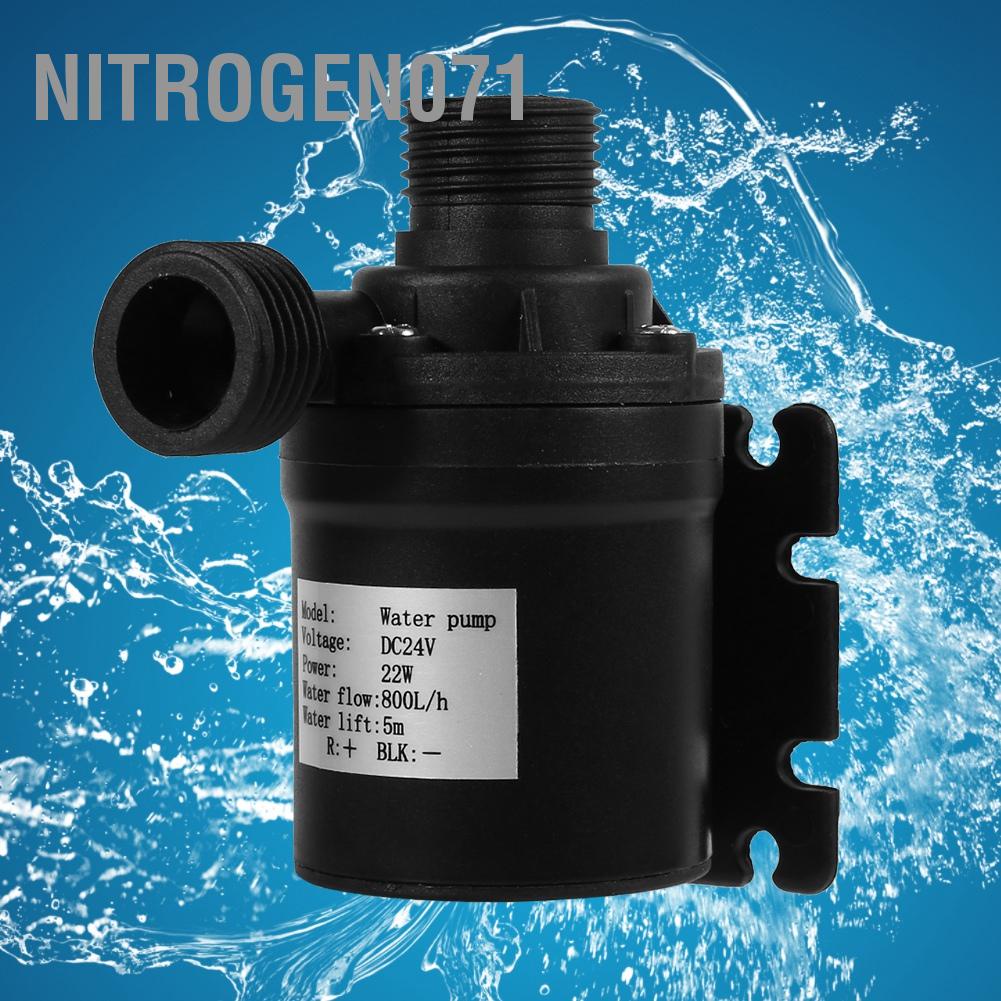 Máy Bơm Chìm Dc 24V Cho Bể Cá 800L/H 5M