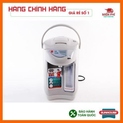 Bình thủy điện SUNHOUSE SHD1533, bình thủy điện chức năng giữ ấm và đun sôi thông minh, tiện dụng, dung tích 3 lít.