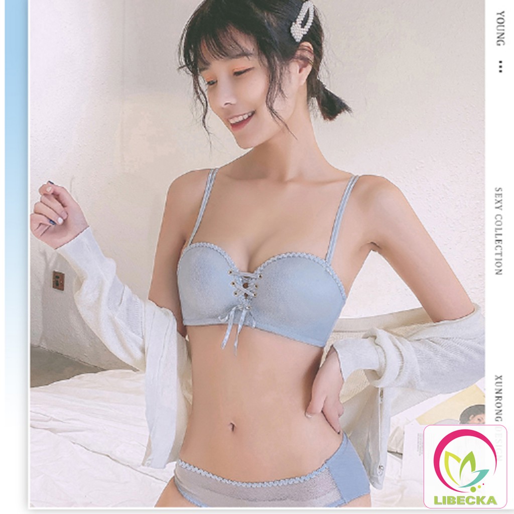 Bộ đồ lót su đúc bàn tay buộc dây nâng ngực tạo khe Sexy gợi cảm siêu đẹp hàng cao cấp BDL40 | BigBuy360 - bigbuy360.vn