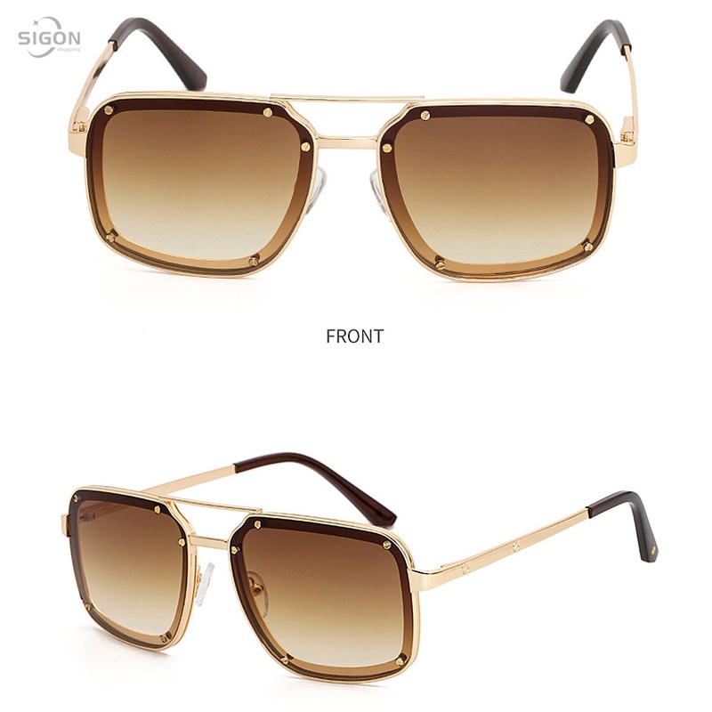 Kính Mát Phong Cách Thời Trang Retro Cá Tính Dành Cho Nam