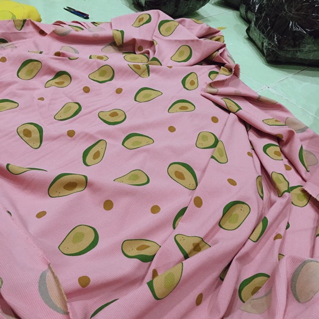 vải đũi quả bơ