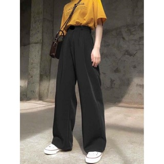 Quần ống rộng cát sạn dài