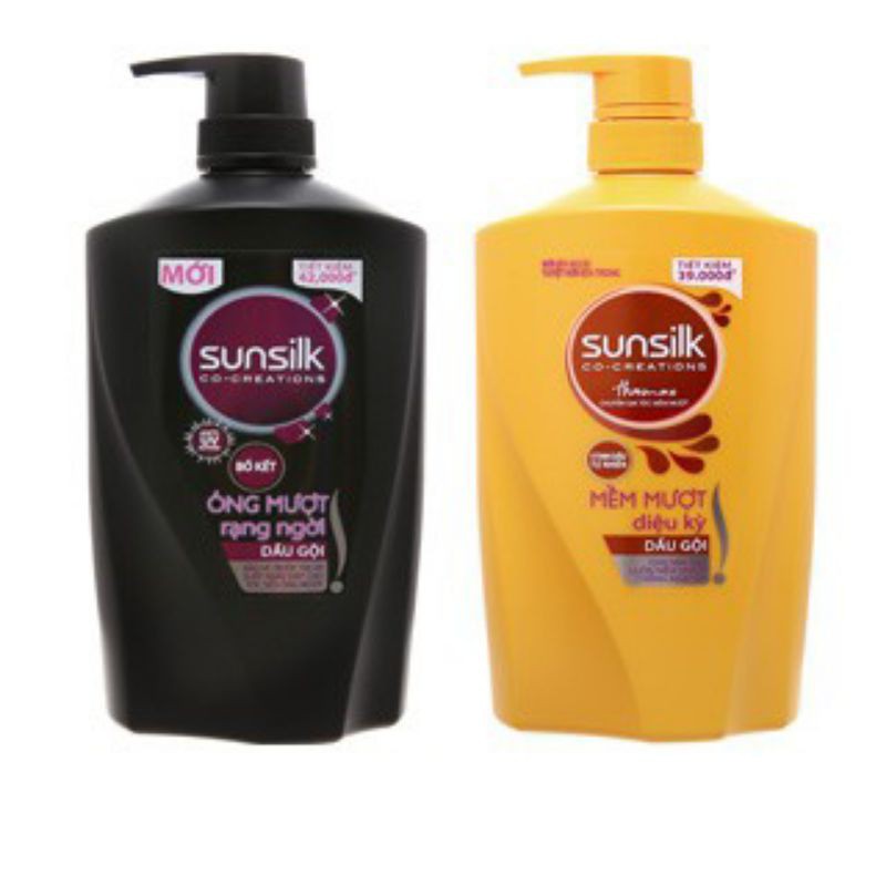 Dầu gội Sunsilk 900ml óng mượt rạng ngời