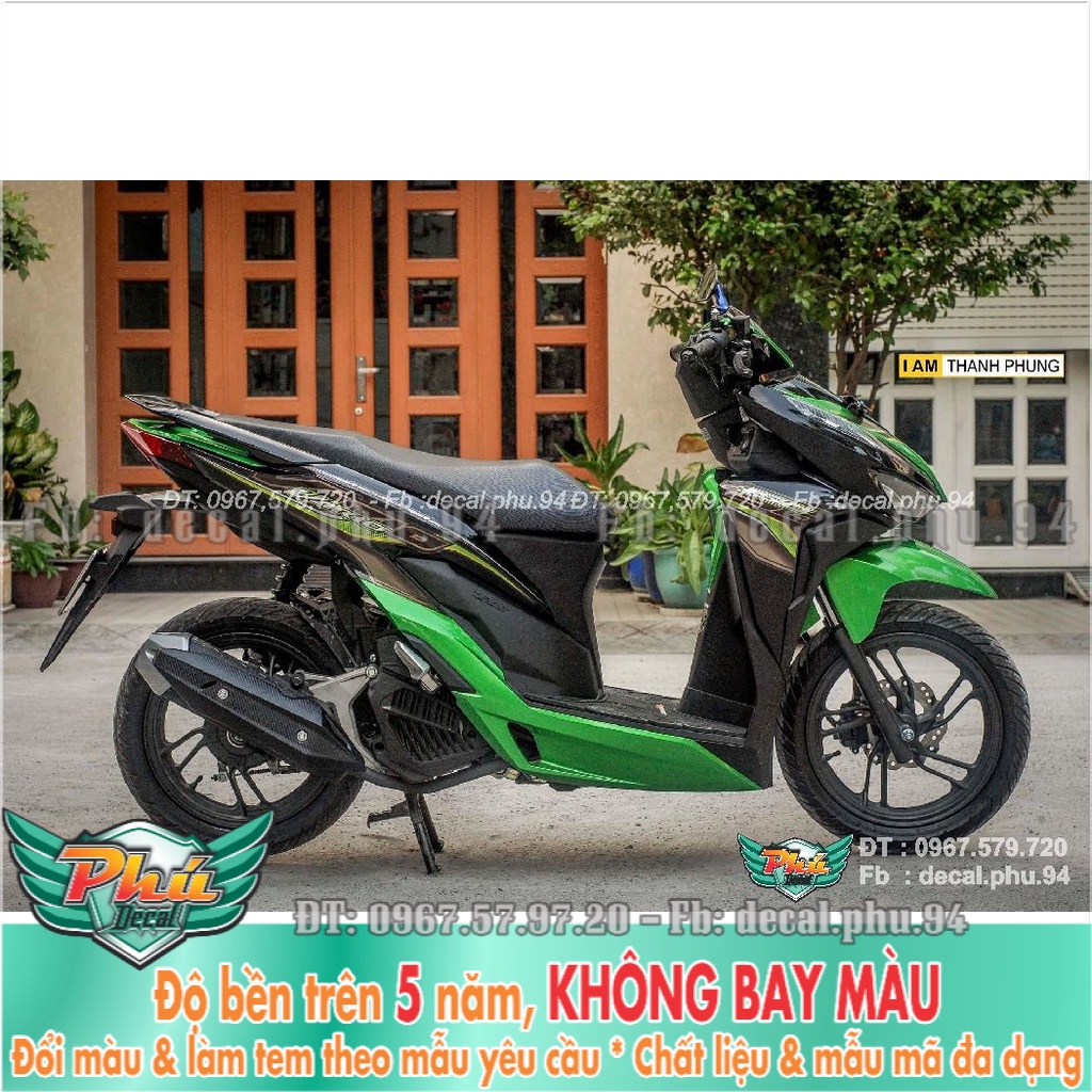 Tem Rời Vario xanh đen Crom (K) -1