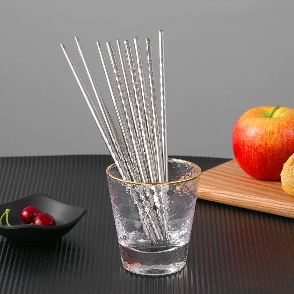 Daphs 3 Đôi Đũa|Bộ Dụng Cụ Ăn Uống Bằng Thép Không Gỉ Chất Lượng Cao