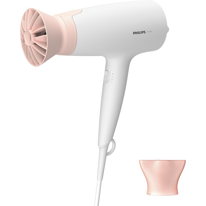 Máy sấy tóc Philips BHD300, 1600 W, 3 chế độ cài đặt nhiệt và tốc độ, hàng chính hãng