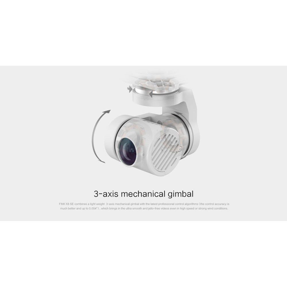 Flycam Xiaomi Fimi X8 2022 V2 10km xa camera 4K - airdrop và megaphone - Chính hãng - Bh 12 tháng