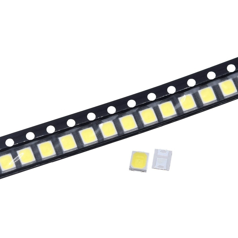 Set 200 Chip Đèn Led Ánh Sáng Trắng 0.2w Smd 2835 20-25lm Dc3.0-3.6V