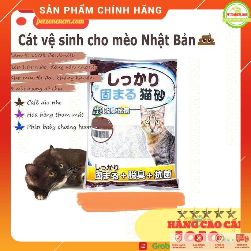 Cát vệ sinh cho mèo  FREESHIP 20K  Cát mèo Nhật Bản Cat Litter Kitty Pet 10L - PetZoneHCM